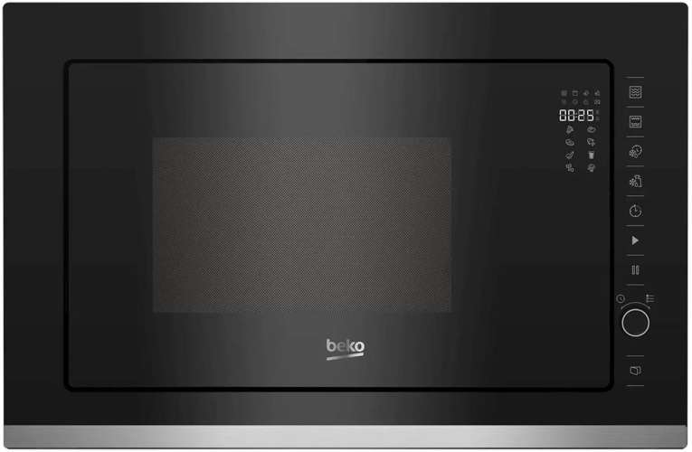 Встраиваемая микроволновая печь Beko BMGB 25333 X, 25л, 900Вт, черный [9202613200]